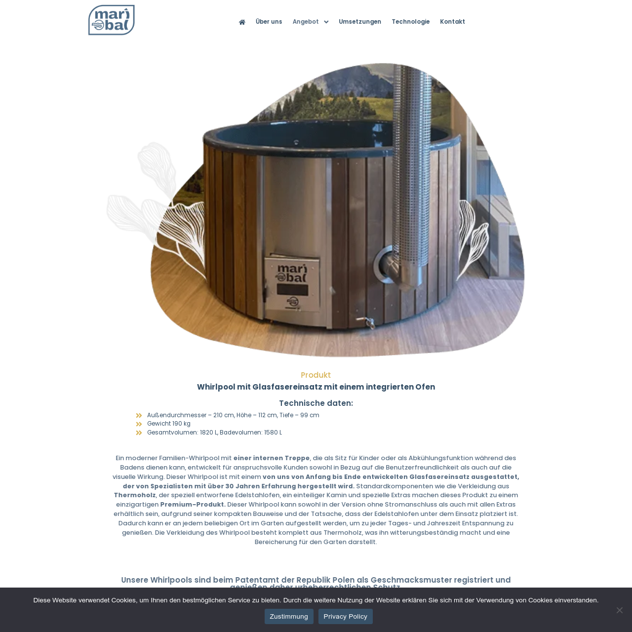 maribal.de product page screenshot